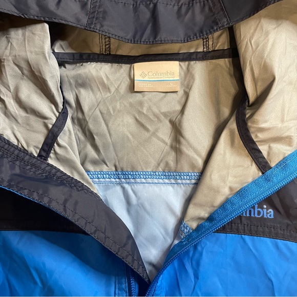 Columbia Black and Blue Windbreaker Jacket - Picture 5 of 5